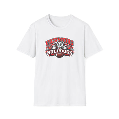 Vicksburg Bulldogs T-Shirt — Vintage Mascot Football Tee