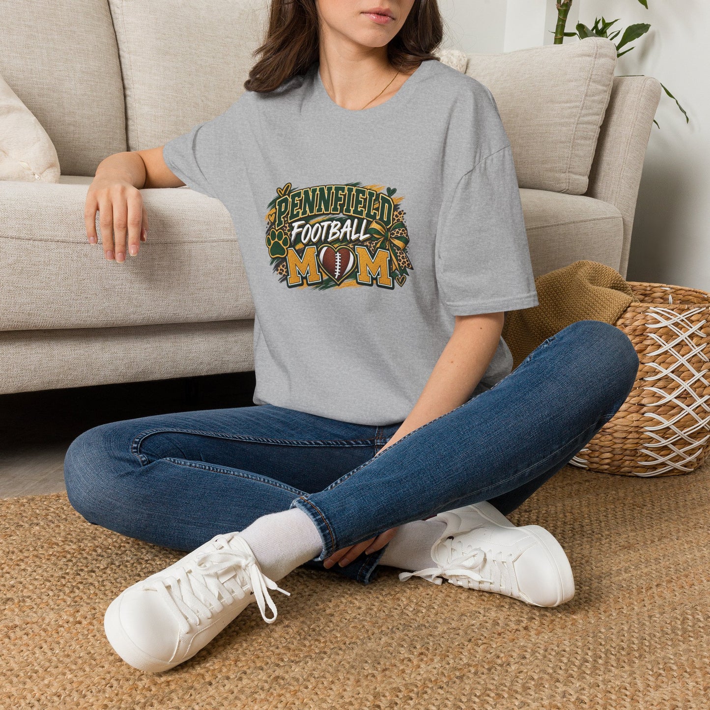 Pennfield Football Mom T-Shirt — Youth Football Supporter Tee