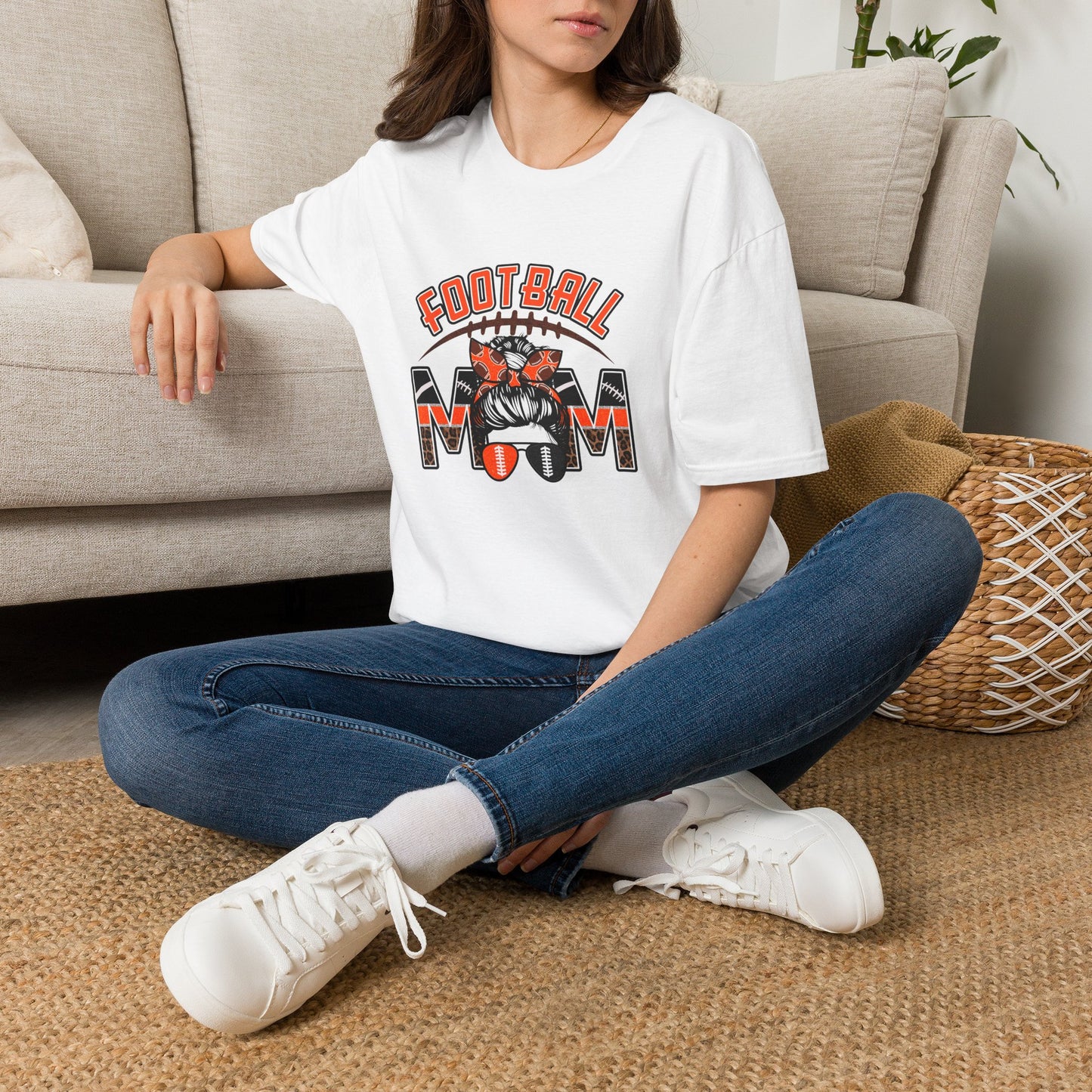 Football Mom T-Shirt — Cheer Squad Graphic Tee