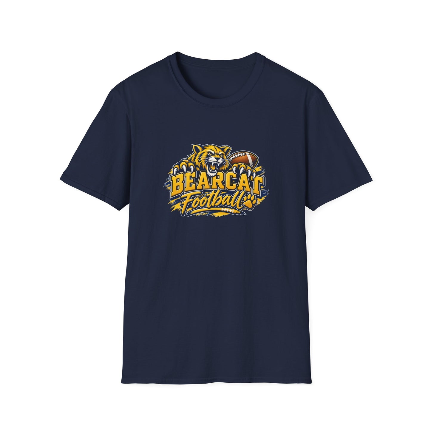 Bearcat Football T-Shirt — Fierce Mascot Game Day Tee