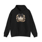 Leopard Print Pumpkin Hoodie with Black Bow — Fall Halloween Sweatshirt